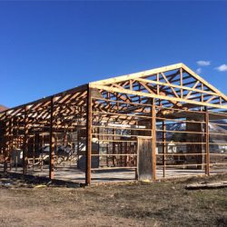 a building being deconstructed