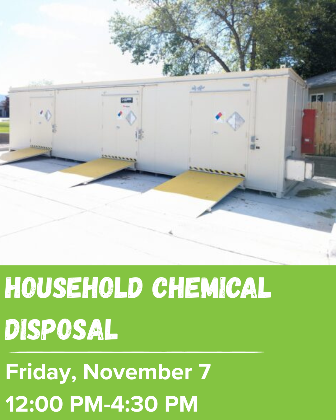 household chemical disposal