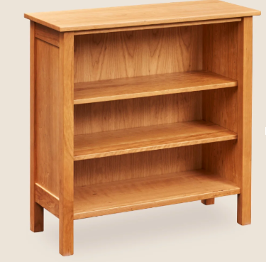 Frame and Panel Black Cherry Bookcase